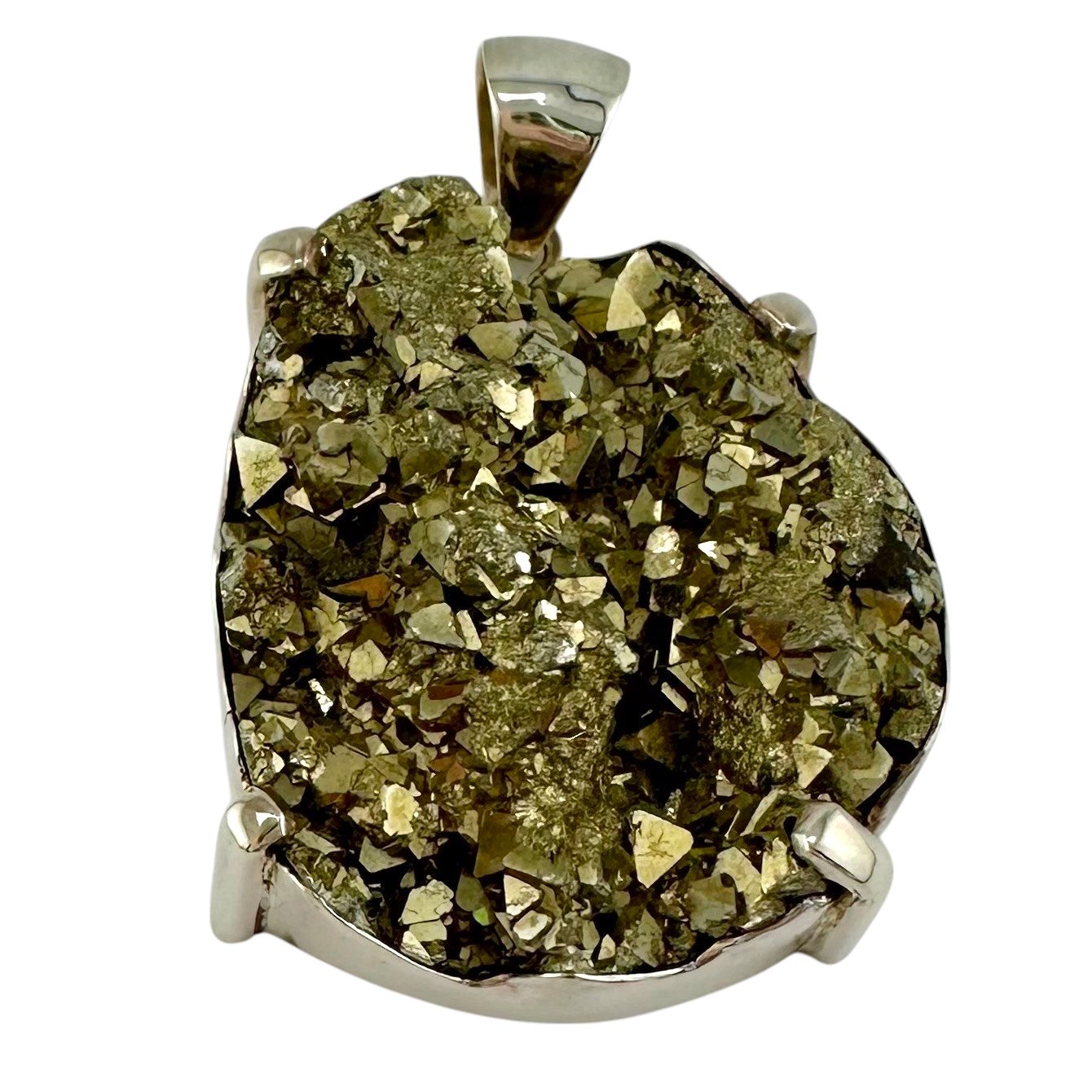 Raw Pyrite Statement Pendant set in sterling silver-IMG_5551-Photoroom.jpg