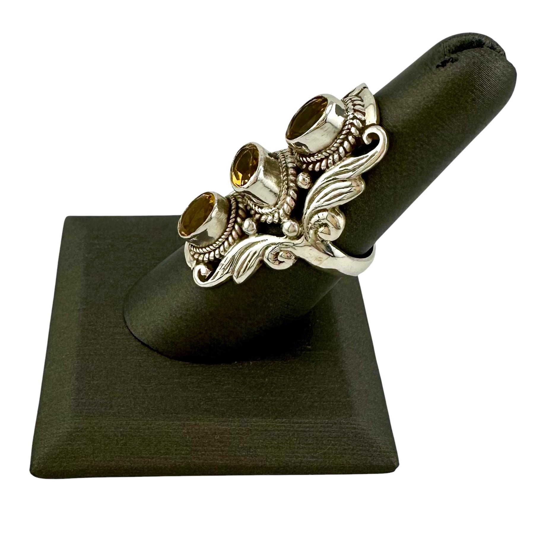 Triple Faceted Citrine Ring in Sterling SIlver-IMG_5575-Photoroom.jpg