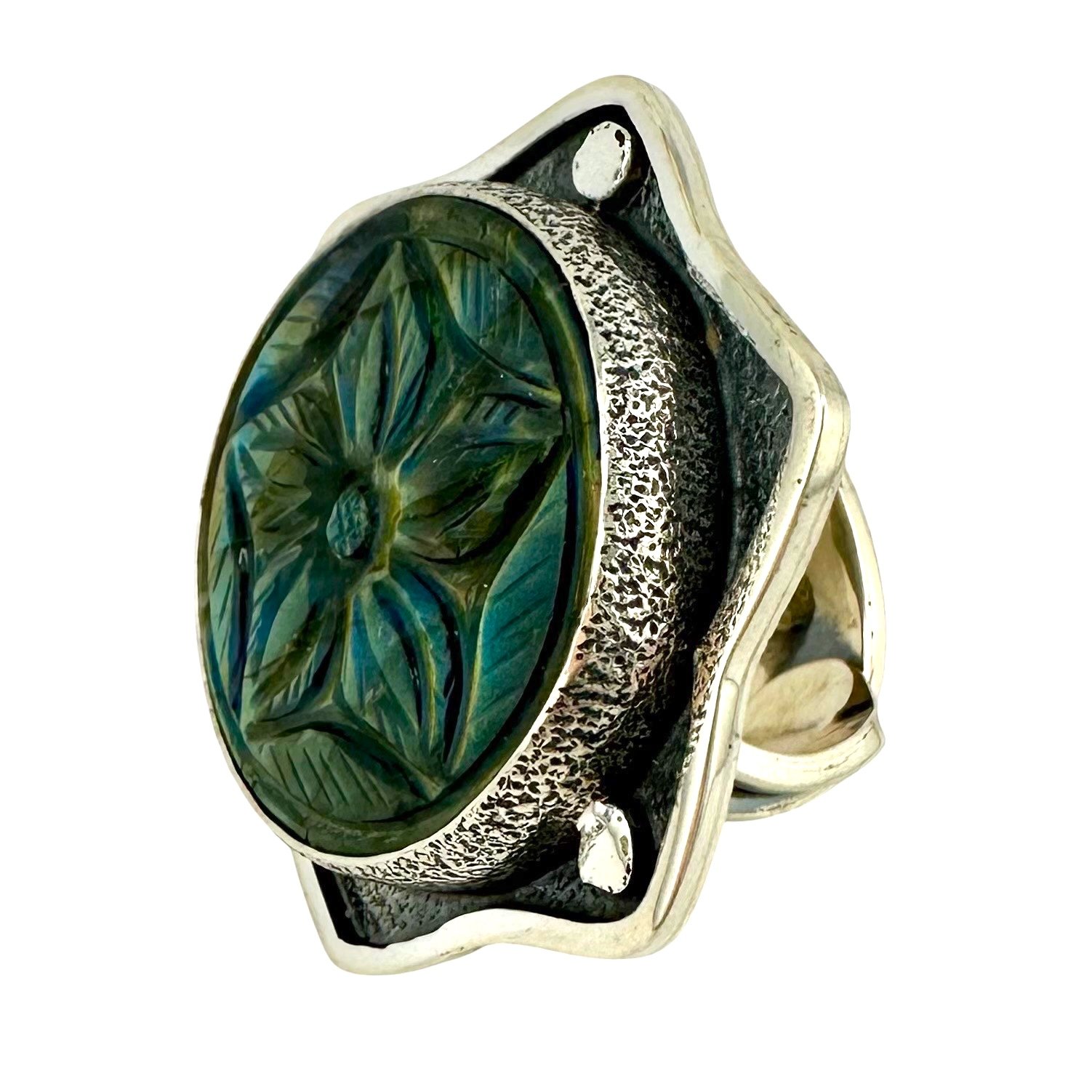 Sally Bass Golden Labradorite in Sterling Silver Ring -IMG_6306-Photoroom.jpg