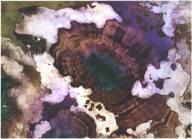  "Deep Sea Purple Crystal", Sunken Treasure Series. 