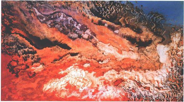  "Deep Sea Volcano II", Molten Lava Series. 