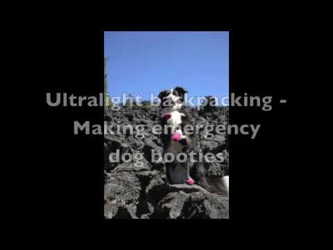 DIY- ultralight emergency dog boots (Copy)
