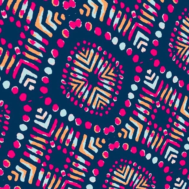 Tribal by name tribal by nature 🧡💙💛💗doing a soul search of my brand and the coastal tribal vibe is beating loud and clear #branding #niche #tribaldesign #geo #coastalvibe #swimwear #activewear #printdesign #surfacedesign #fashionprint #printandpa