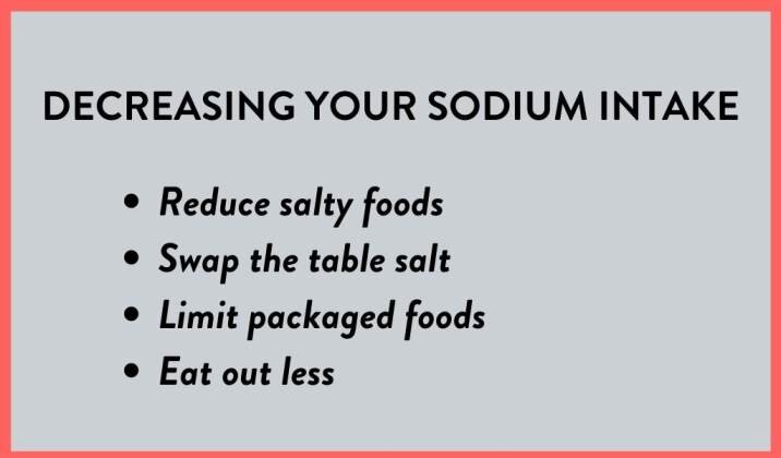 Tips on reducing sodium intake for  bodybuilders