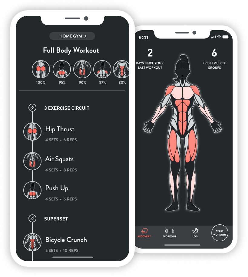 Master at-home workouts. - Can’t make it to the gym? Fitbod allows you to workout from home with effective bodyweight only workouts that don’t require additional equipment.