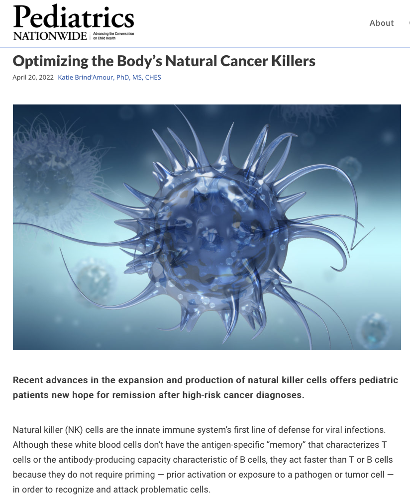 Physician-oriented article on NK cells