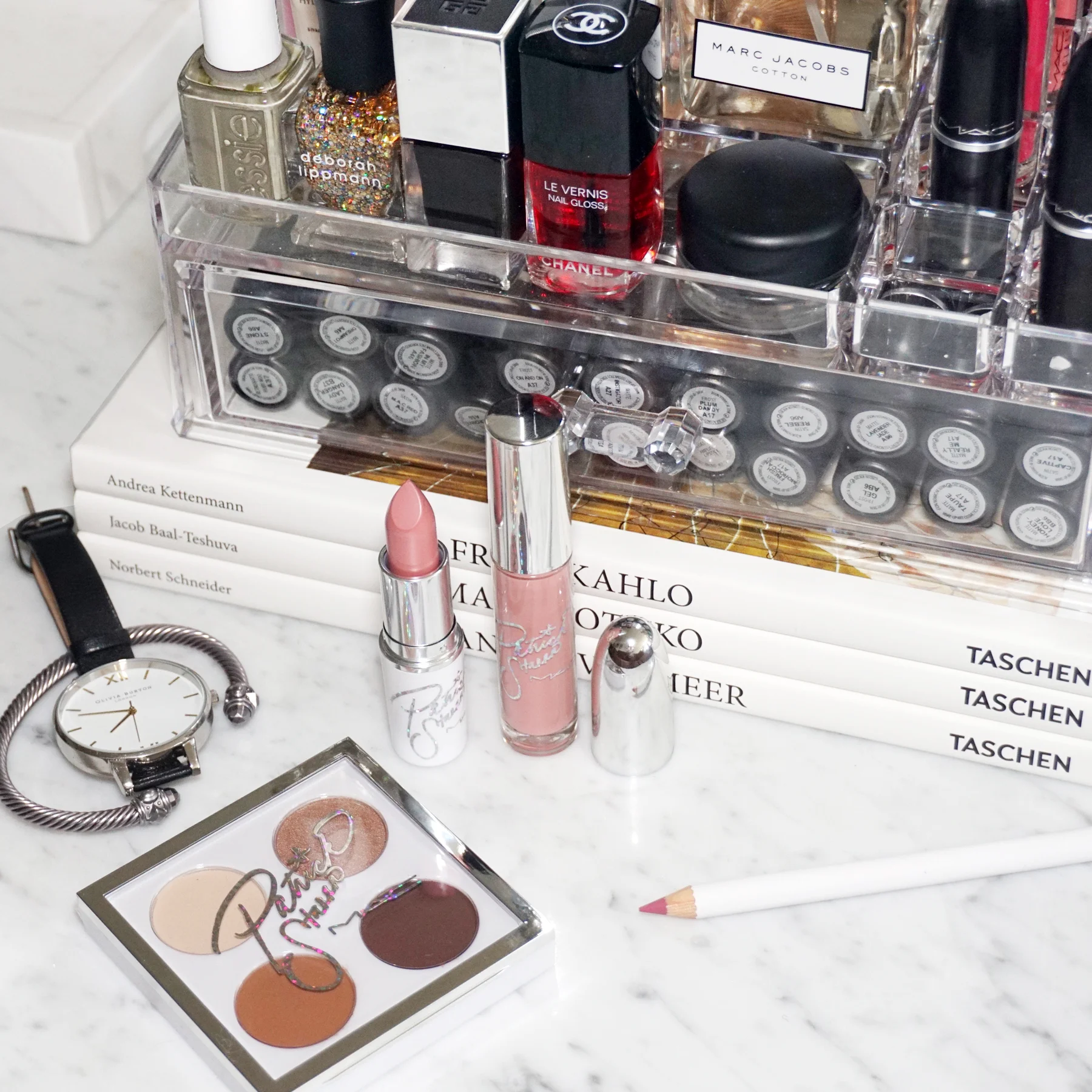 MAC x PatrickStarrr eyeshadow in Glam AF, Lip Pencil Edge to Edge, Lip Glass and Lipstick in She Betta Werrrk - lipsick.me - nathalie martin -05559.jpg