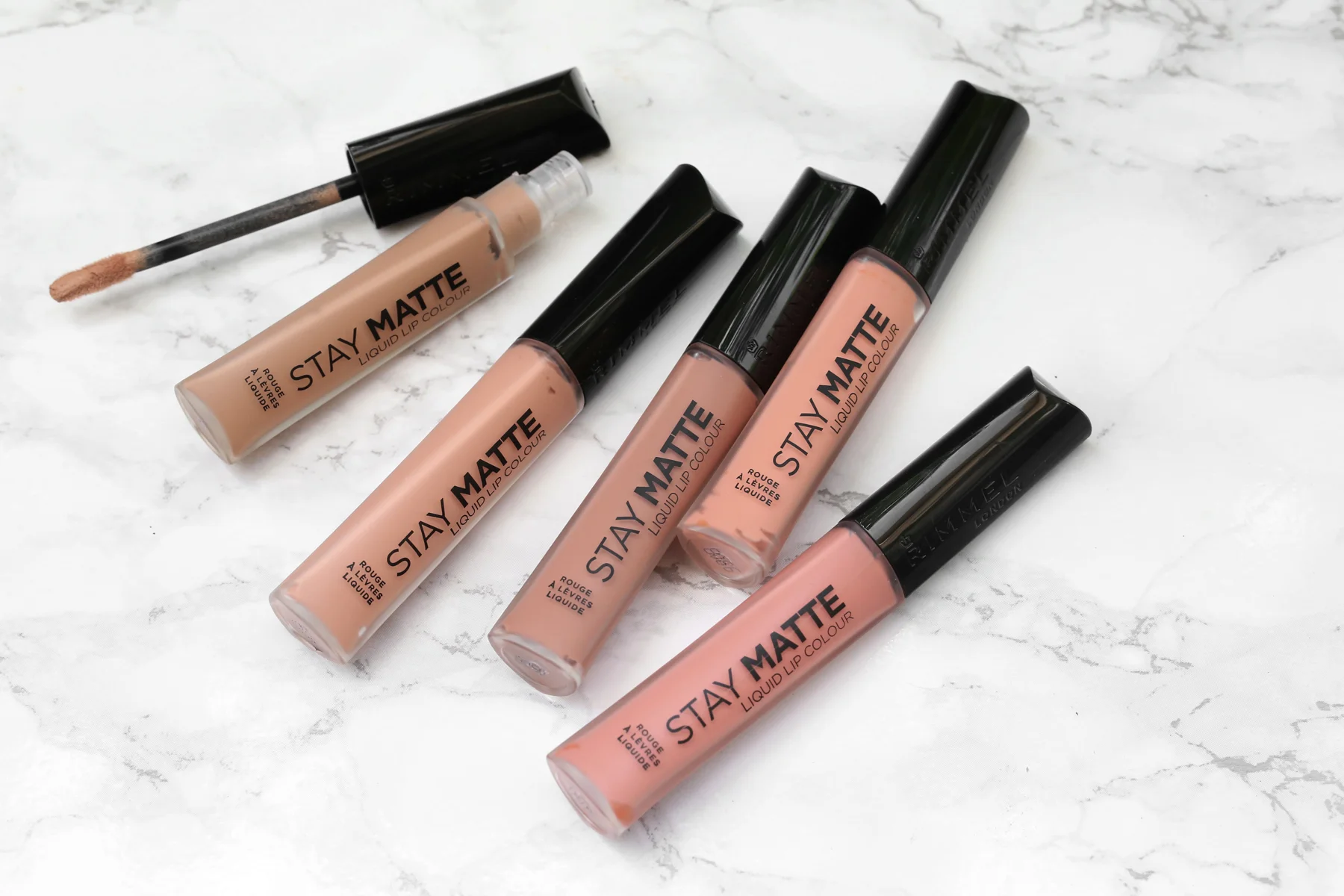 LEFT TO RIGHT: RAW EMBRACE, STRIPPED, MWAH, VANILLA LOVIN, RAW KISS 