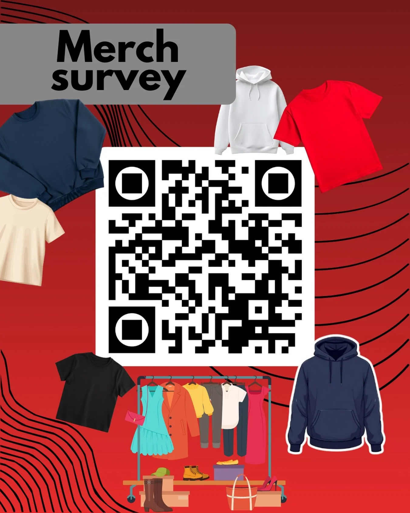 Would you like to give us your input on new merch orders⁉️

We have a very short survey of 5 questions to be able to order exactly what our BBA students would like! Give us your input and feedback with this QR code!