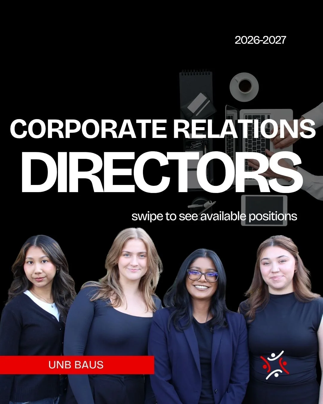 Ready to help build connections that matter?
Join BAUS as a Partnerships Director and help create opportunities, secure sponsorships, and collaborate across campus!

Apply now!