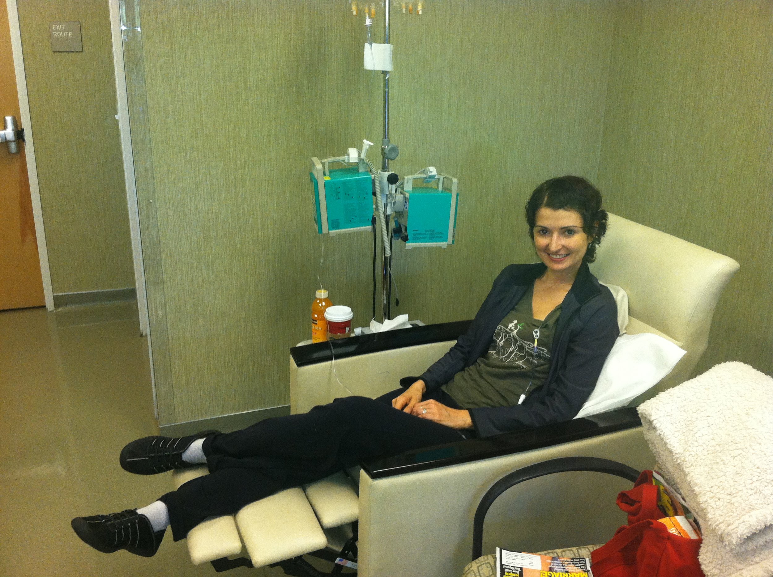  In the chemo room 