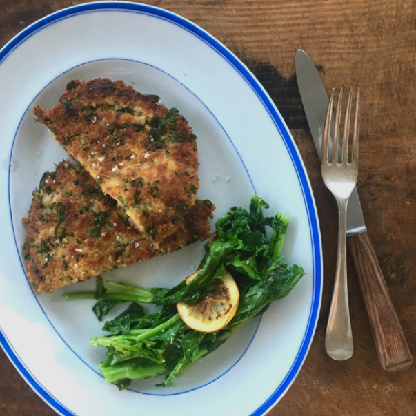 DOUBLE CRUMBED SCHNITZEL 