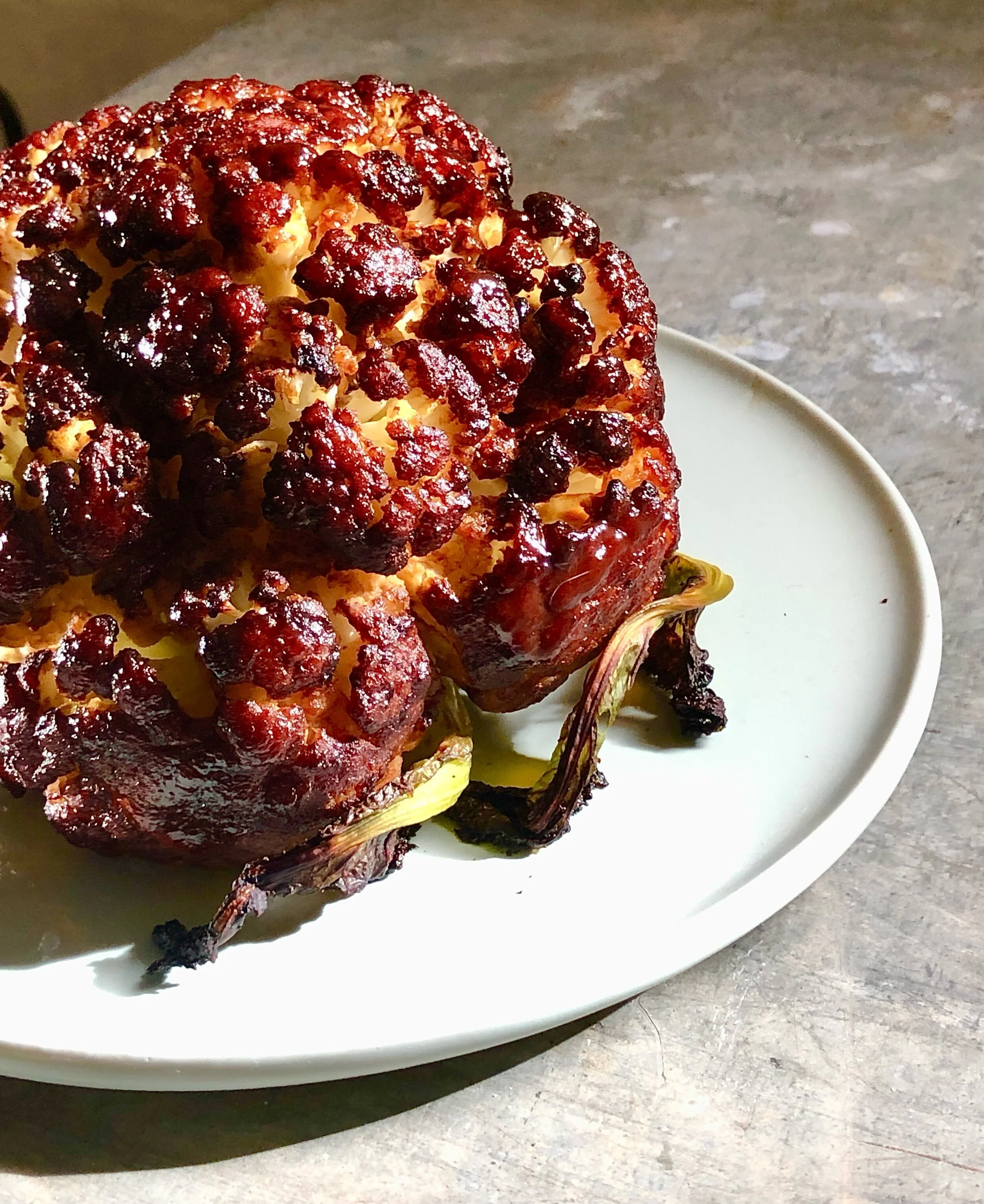 WHOLE ROASTED CHAR SIU CAULIFLOWER