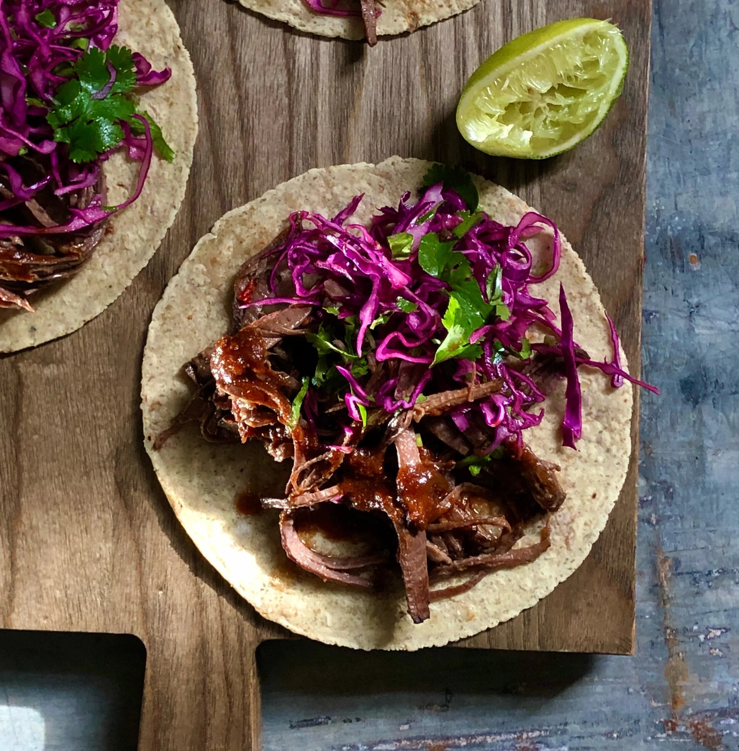 PULLED BRISKET SLOW COOKED IN STOUT 