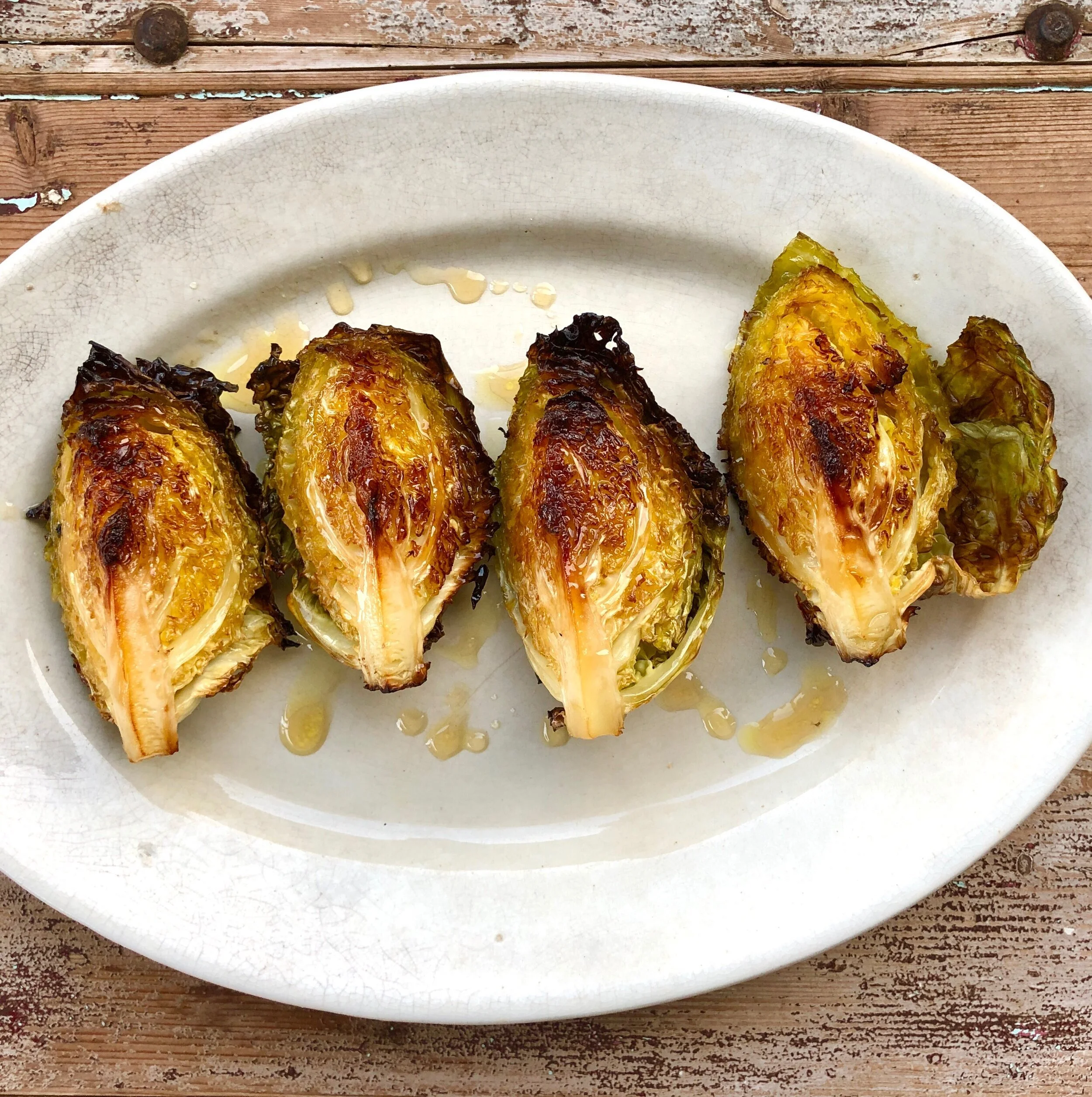 ROAST MINI CABBAGE WEDGES - TWO WAYS 