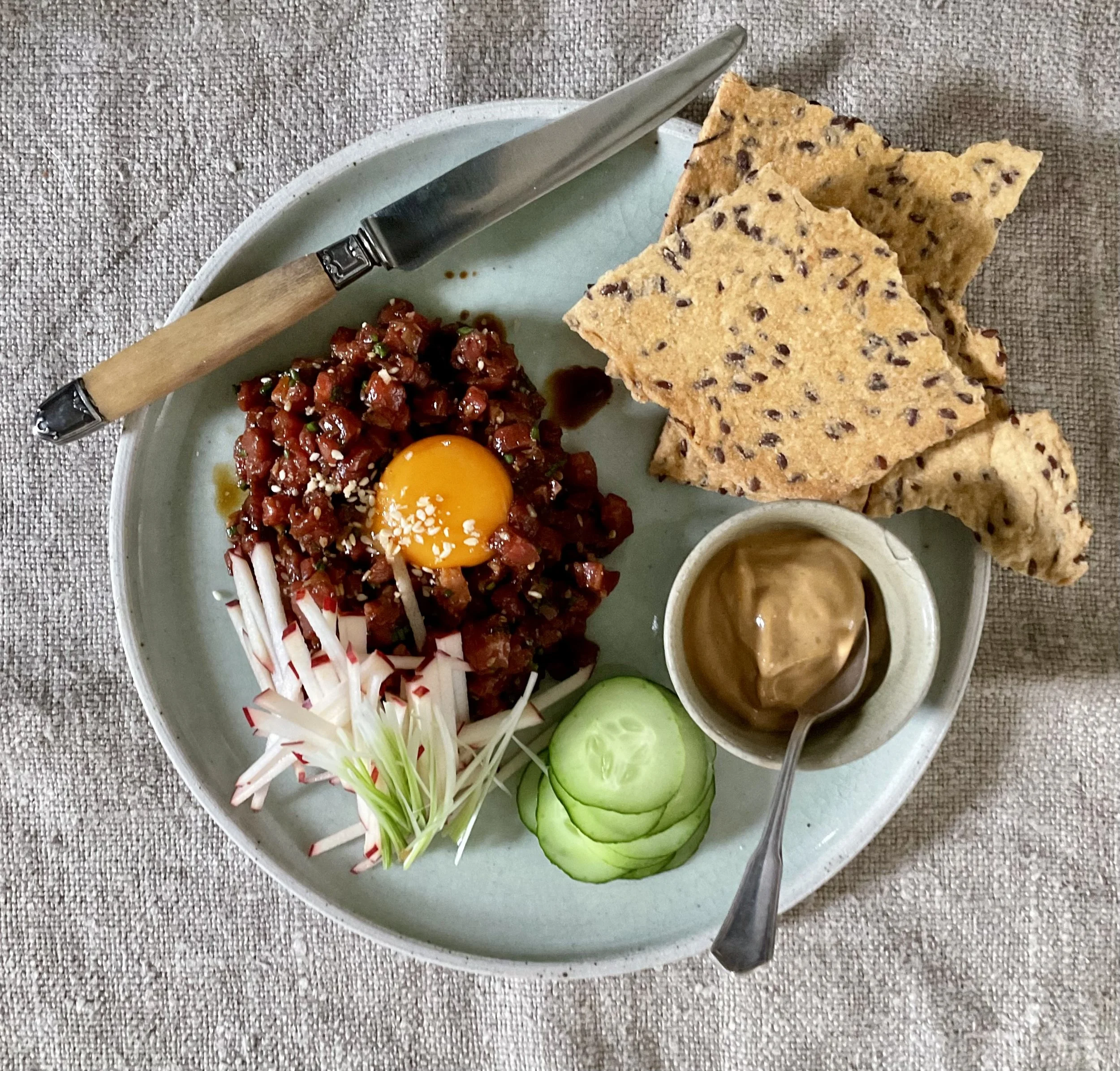 JAPANESE INSPIRED TRI-TIP STEAK TARTARE
