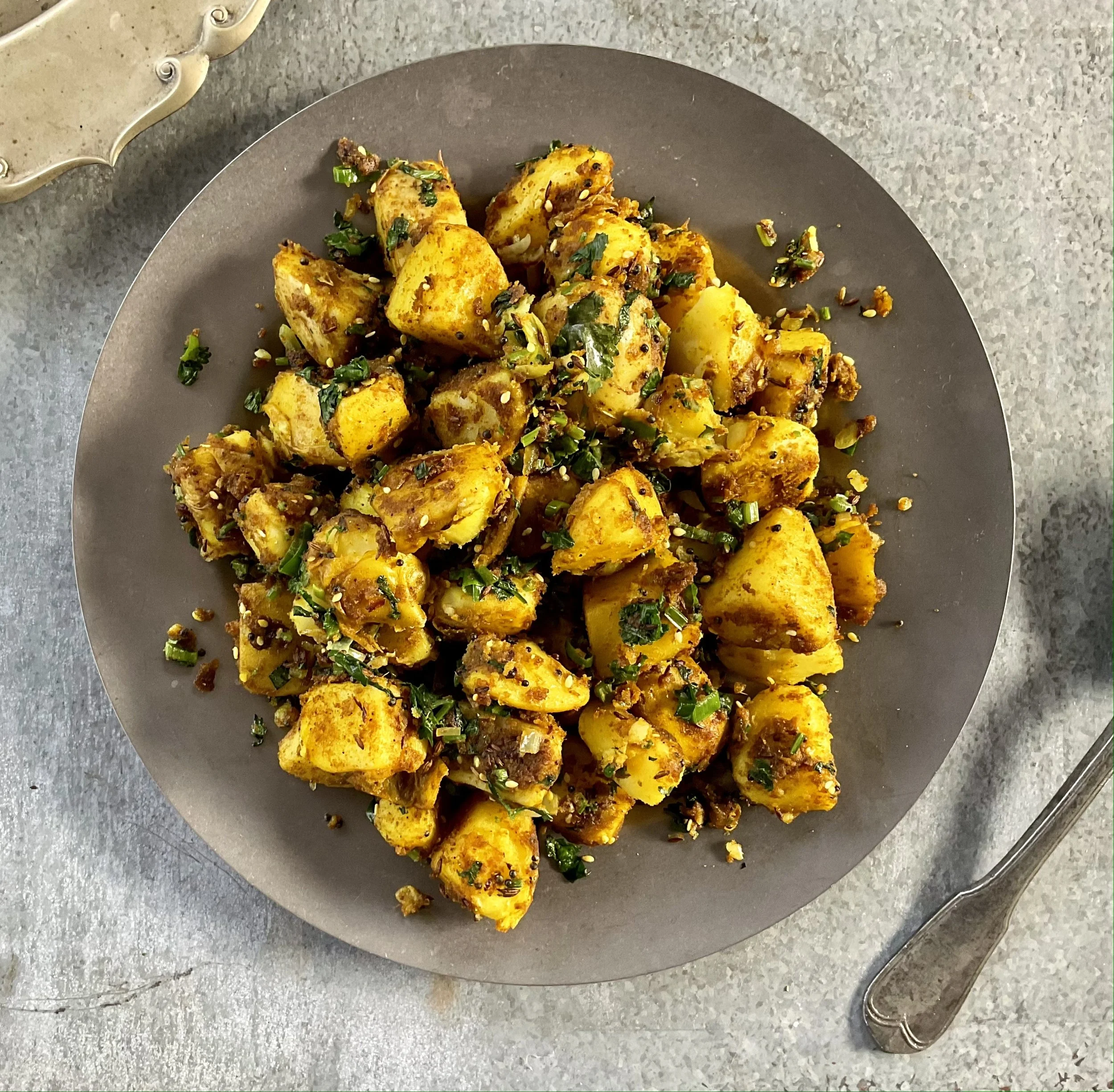 INDIAN SPICED POTATOES 