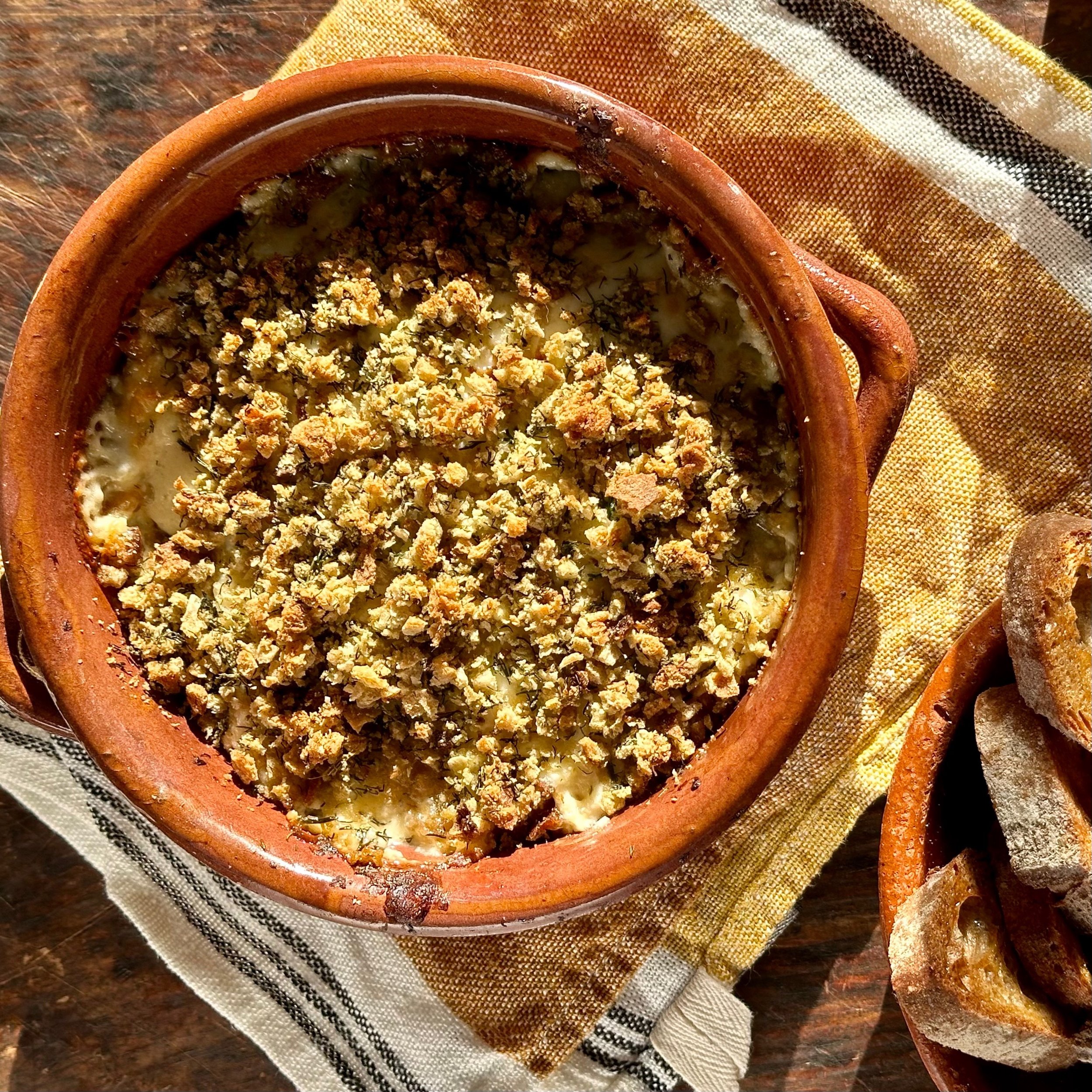 CARAMELISED LEEK, HERB &amp; GOAT CHEESE SPREAD