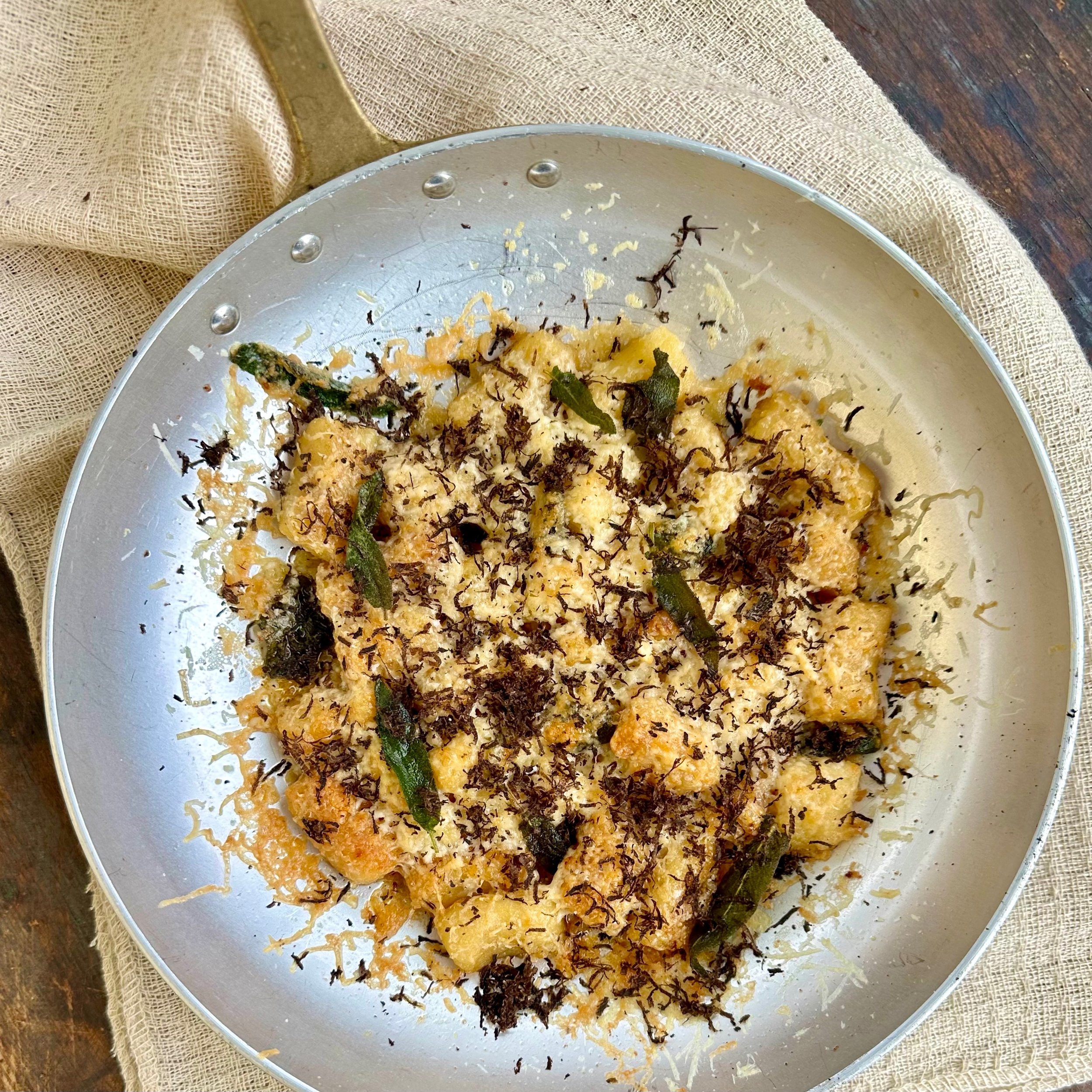 BAKED POTATO GNOCCHI WITH TRUFFLE &amp; SAGE&nbsp; 