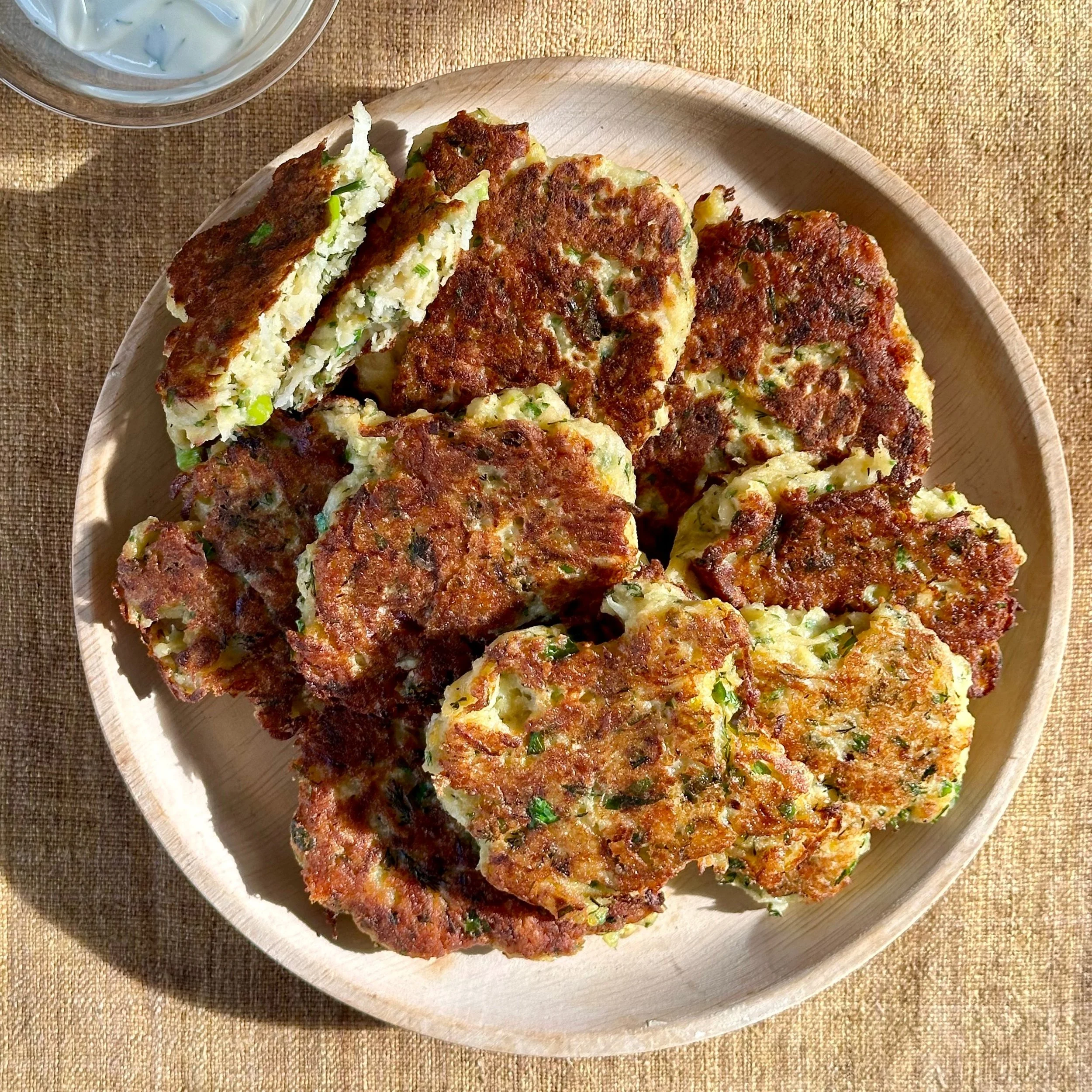 KOHLRABI FRITTERS