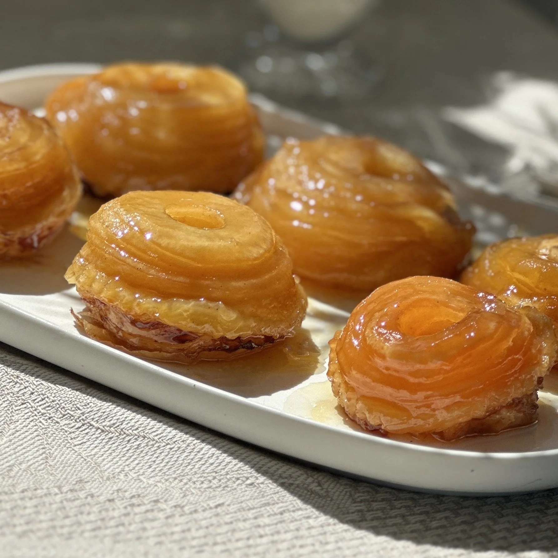 LITTLE SALTED HONEY APPLE TARTS