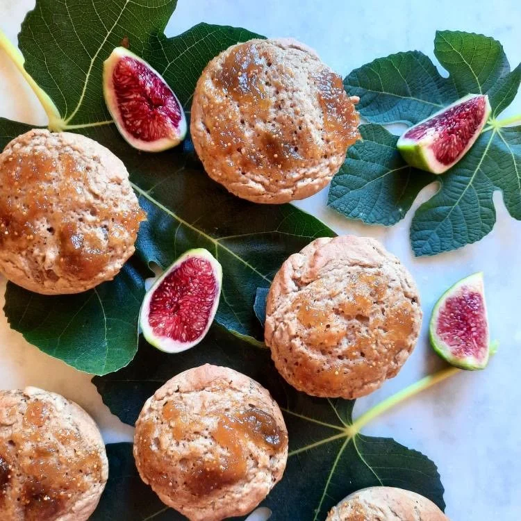 APPLE &amp; FIG BUCKWHEAT MUFFINS (VEGAN &amp; GLUTEN FREE) 