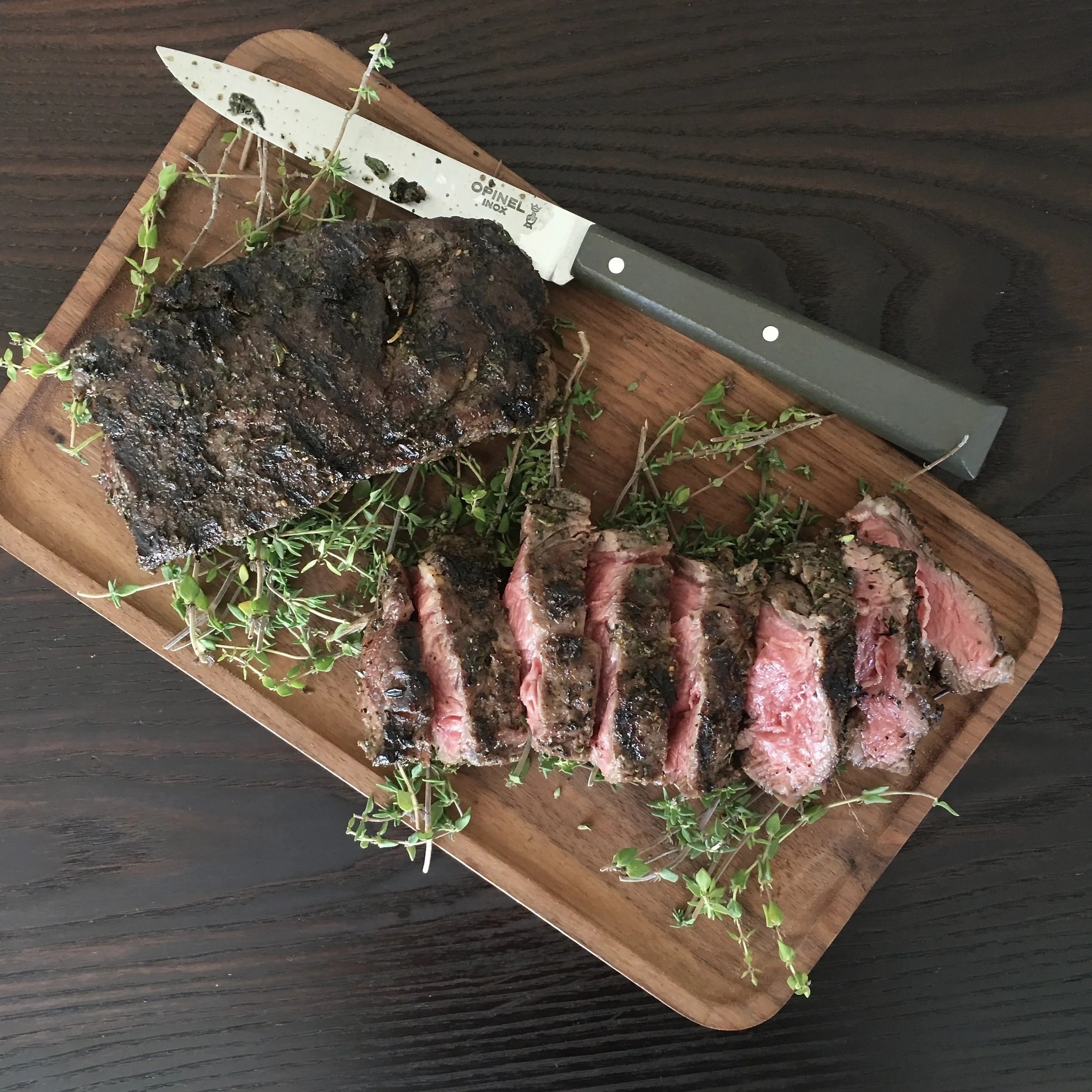 FLAT IRON STEAK WITH THYME RUB