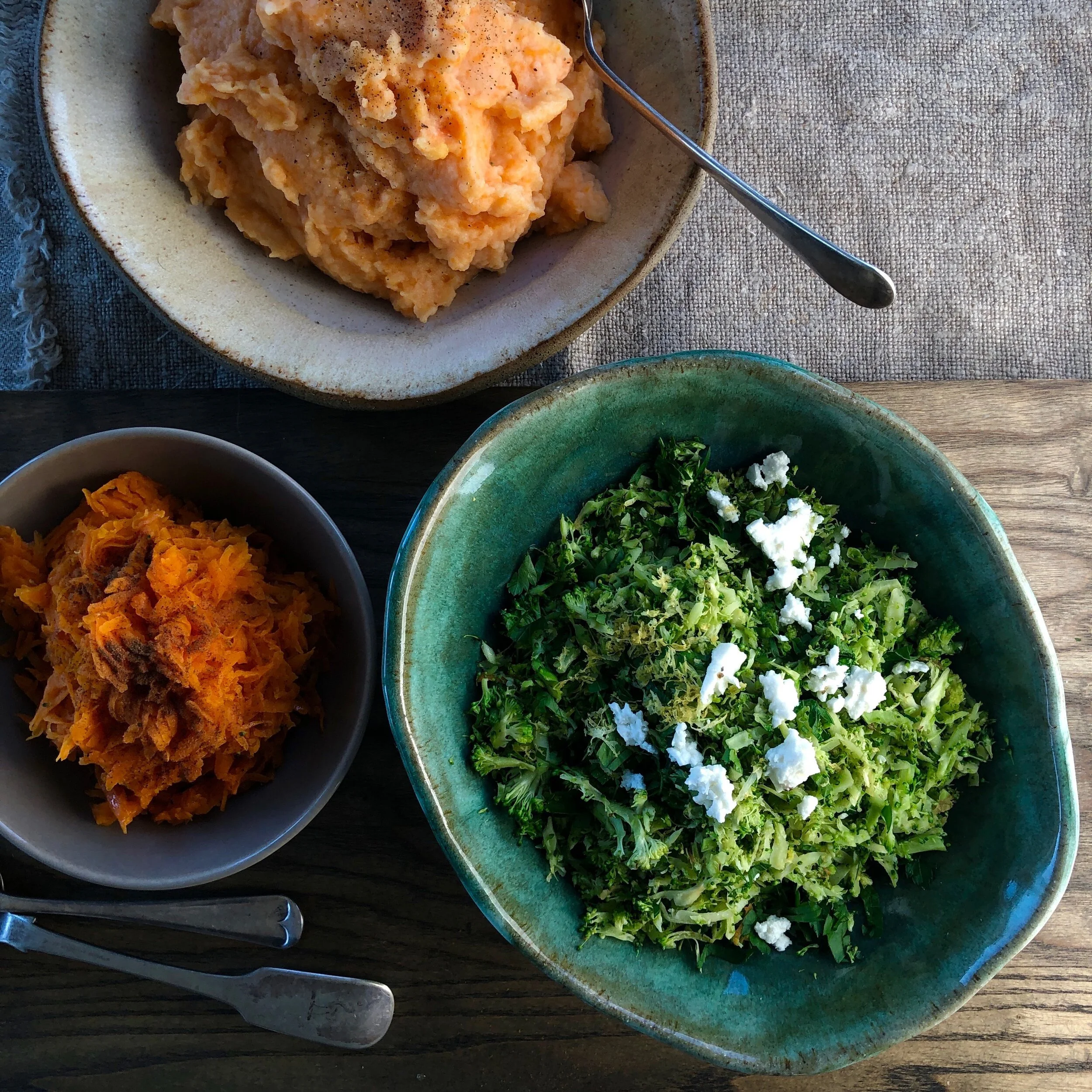 THREE VEG (WITH OR WITHOUT MEAT) 