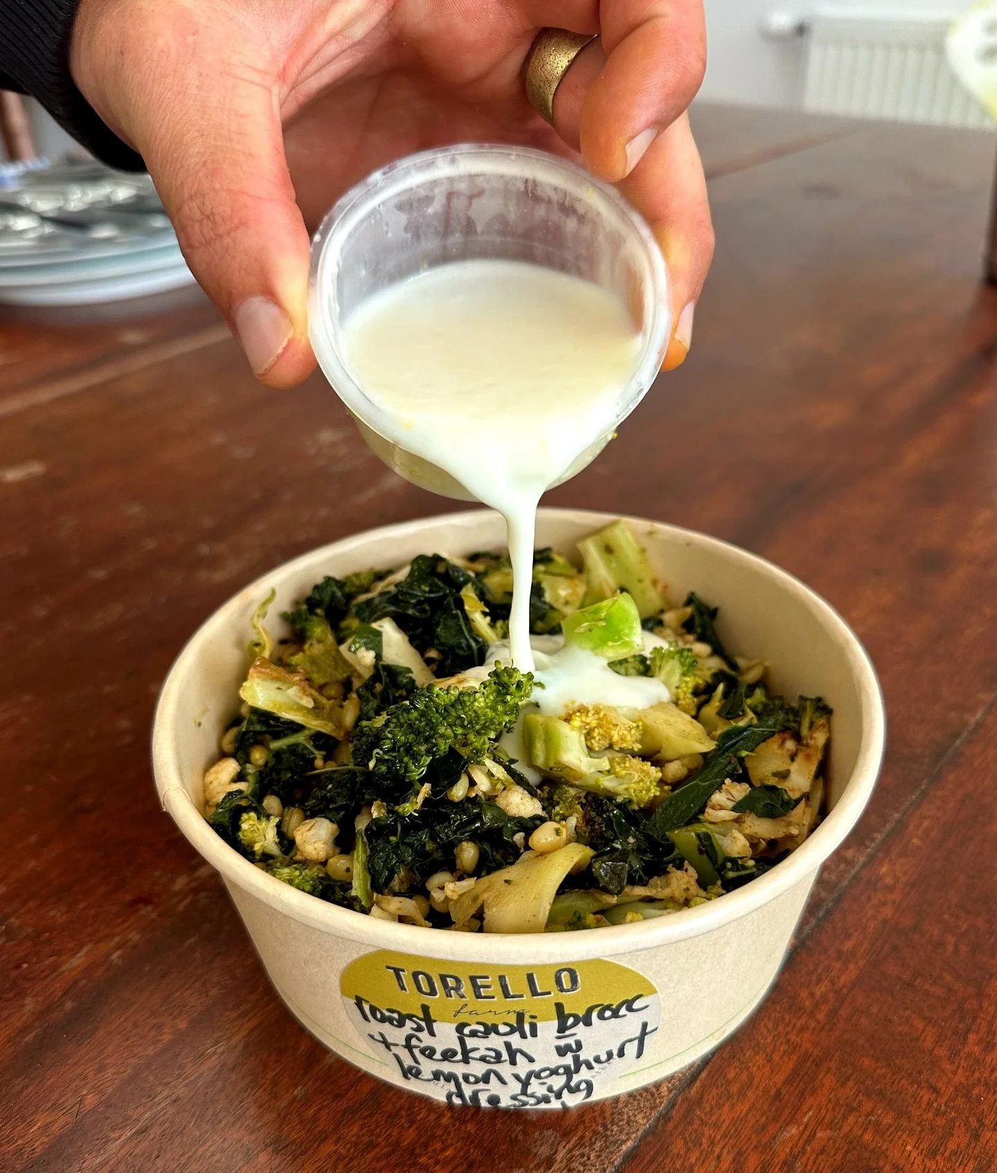 NEW SALAD in our mix ❤️ Roasted cauliflower, broccoli and cavolo nero with freekah and a lemony yoghurt dressing 🌈
.
.
.
.
#torellofarm #farmshop #farmgate #open7days #spring #lovelocal #localfoodfirst #growitlocal #springsalad #farmlife #lifeonafar