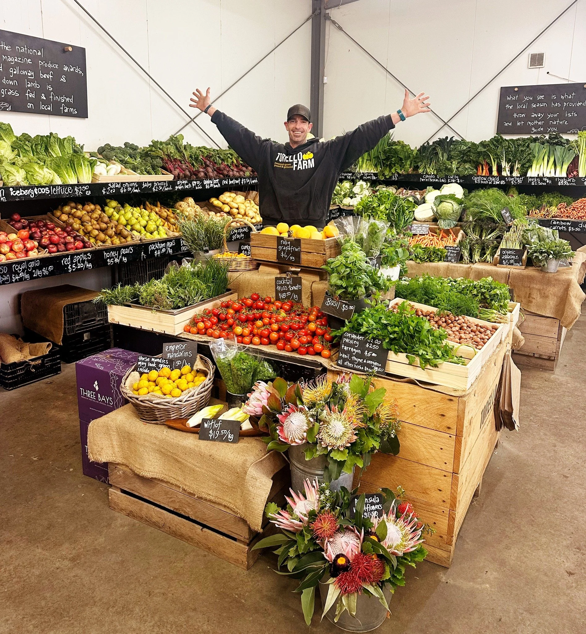 Yes, we are OPEN today on this Cup Day holiday, 8-6 🌈  Fully loaded with local goodness for however your day happens to roll ❤️
.
.
.
.
#torellofarm #farmshop #farmgate #open7days #spring #lovelocal #localfoodfirst #growitlocal #grassfedbeef #farmli