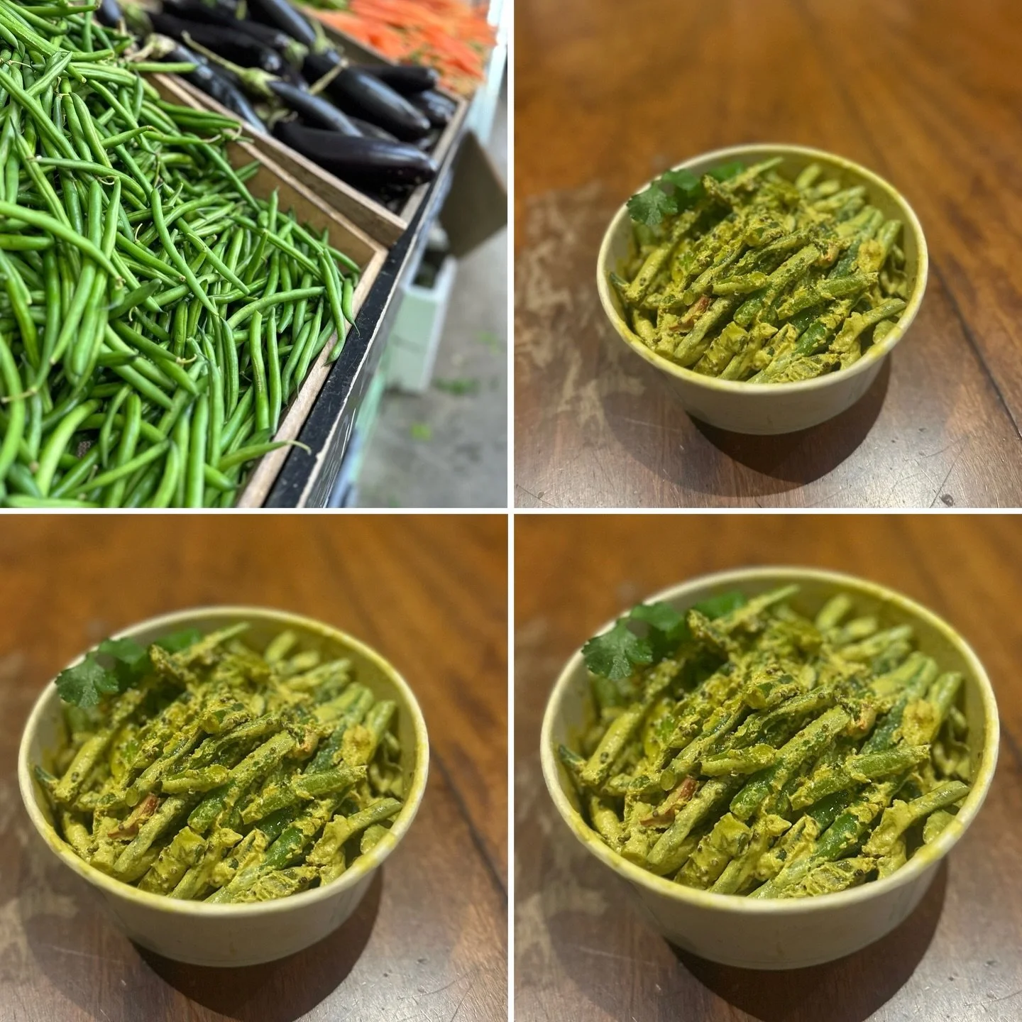 Out of the kitchen this week is our GREEN BEAN CURRY ❤️ Can be eaten as a salad, or heated as a curry. Bursting with so much flavour. Beans still have their crunch and are covered in a tasty coconut curry sauce with fresh curry leaves. Plant based go
