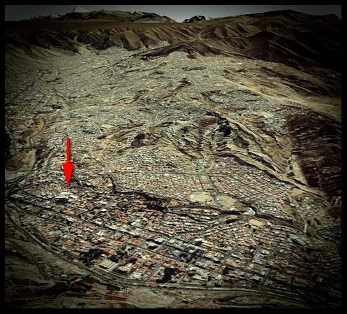 Ubicación, Obrajes, La Paz, Bolivia