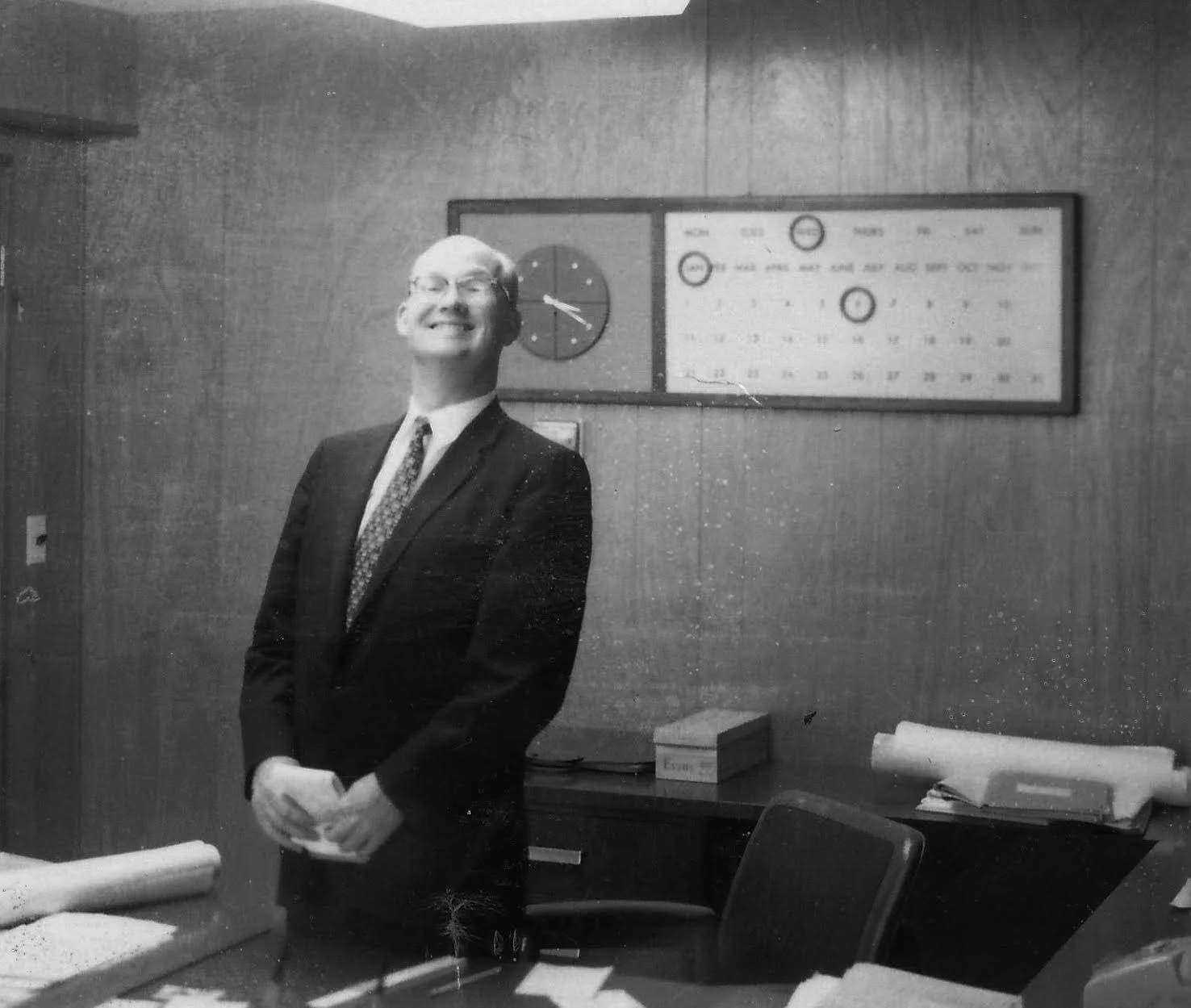 Gene Foley of E. F. Foley & Co., Lincoln Ave. circa 1960