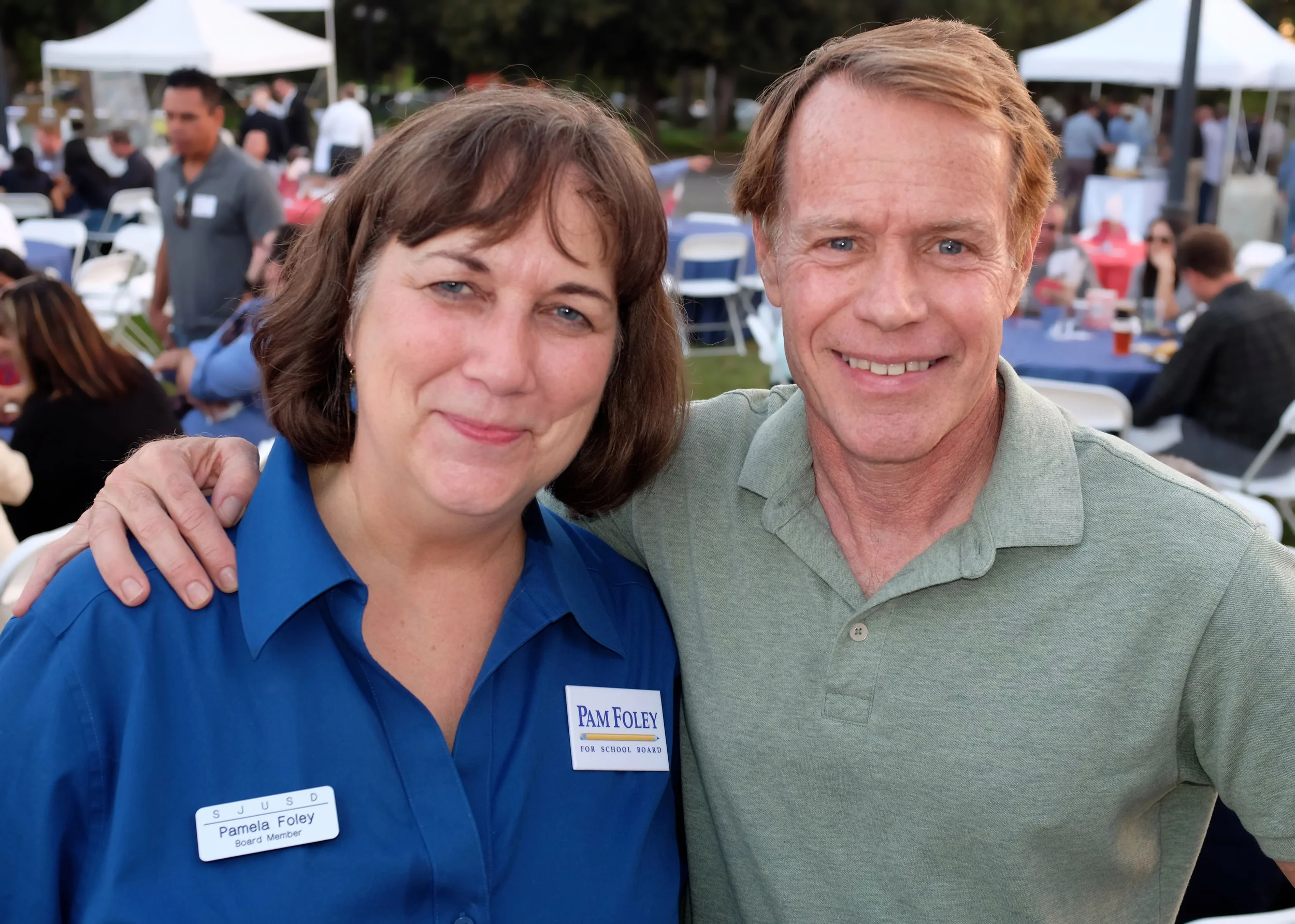 Pam & Supervisor Ken Yeager