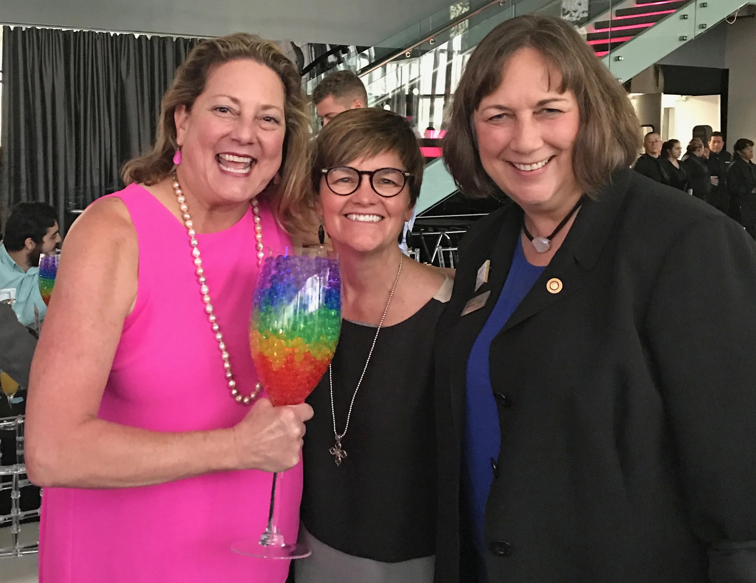 Anne Hansen (Rainbow Chamber), Paige Price (Teacher) & Pam