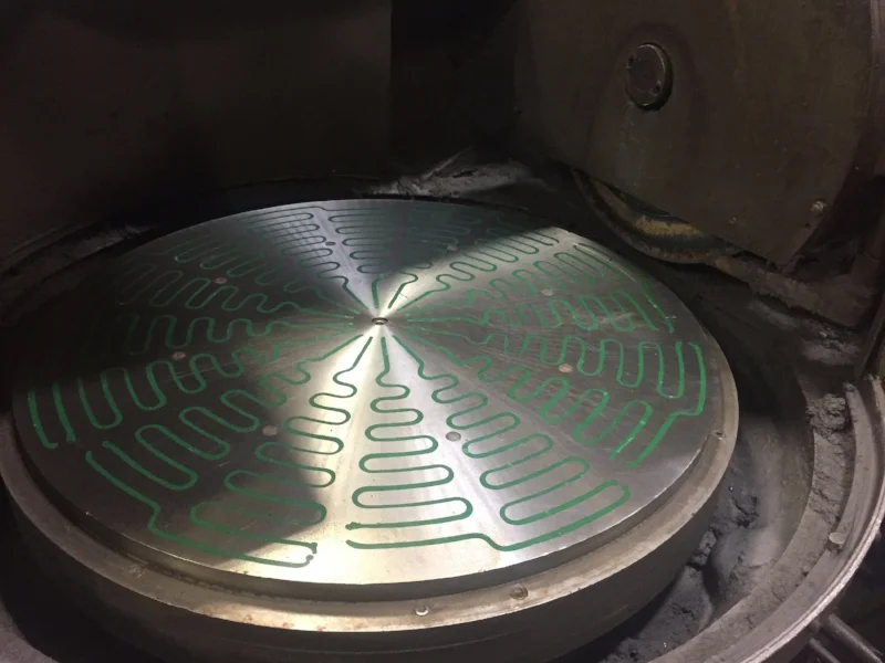 rotary surface grinding plate