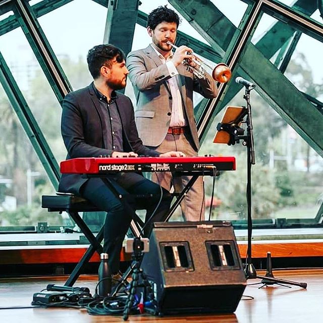 Mike and Tony laying down the jazz vibes at Deakin Edge - looking forward to more of this over the coming weeks!
.
.
.
#jazz #jazzband #melbournejazz #melbournemusic #melbourne #eventplanner #eventprofs #livemusic #melbourneevents #melbourneband #mel