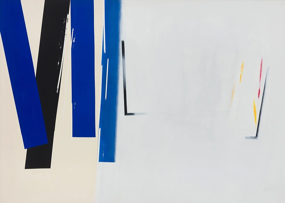 Pintura Azul e Branca