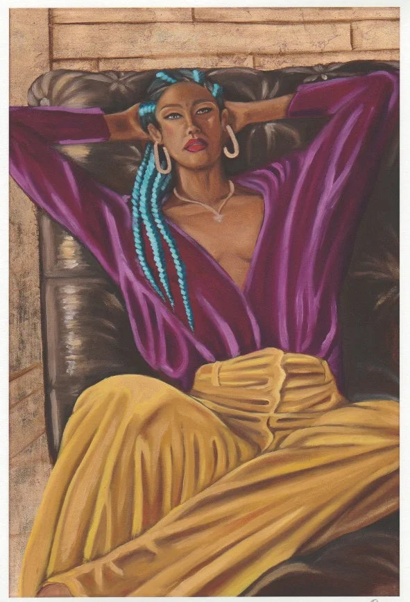 Crushed Velvet Giclée Print 