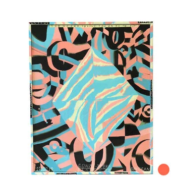 "Gonzo Zebra Diamond"