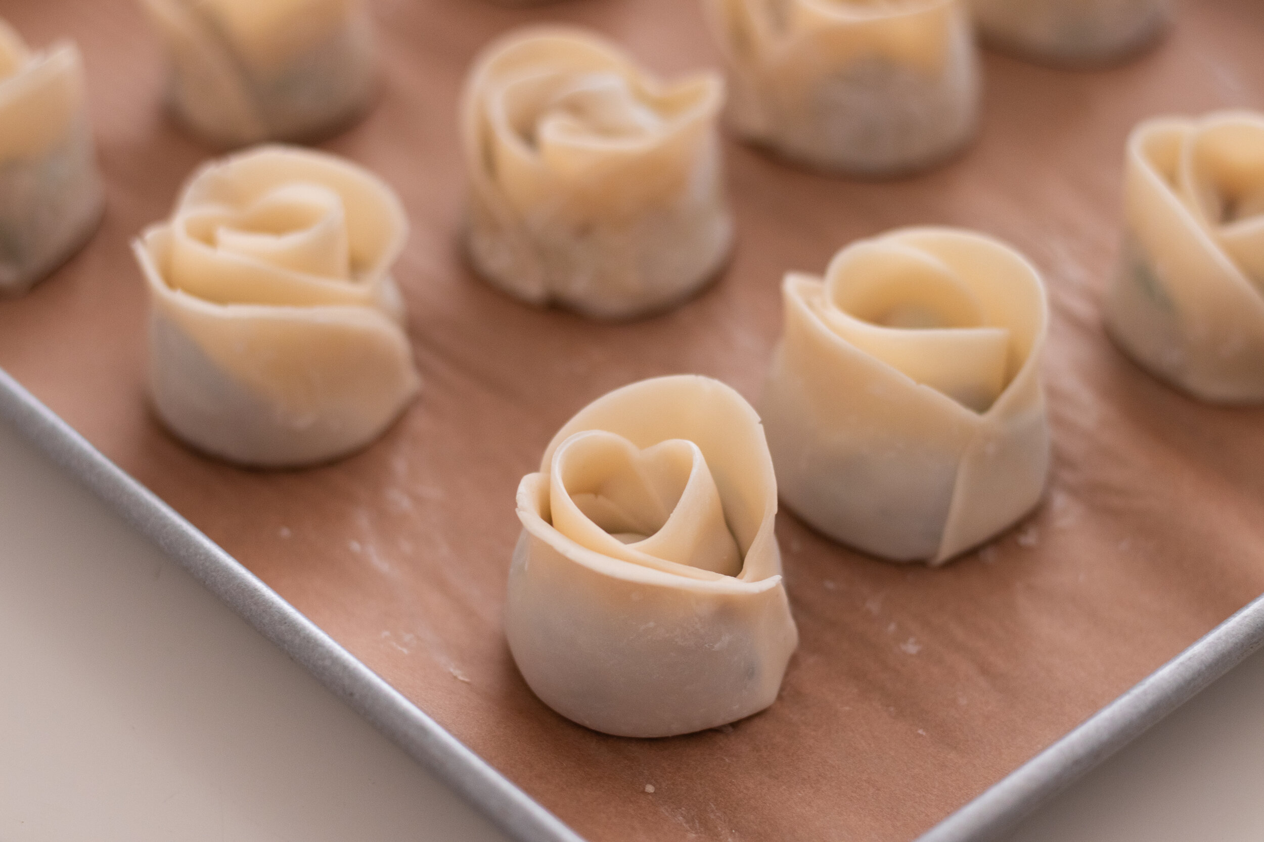 Valentine's Day Dim Sum Rose dumplings — Cinder Block
