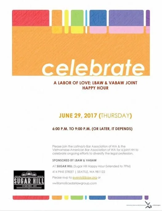 LBAW & VABAW Joint Happy Hour - Celebrate a Labor of Love