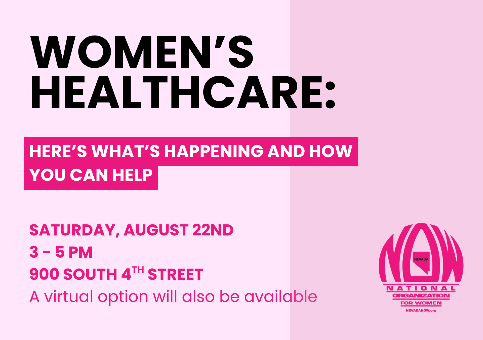 Women's Healthcare: What's happening and how you can help