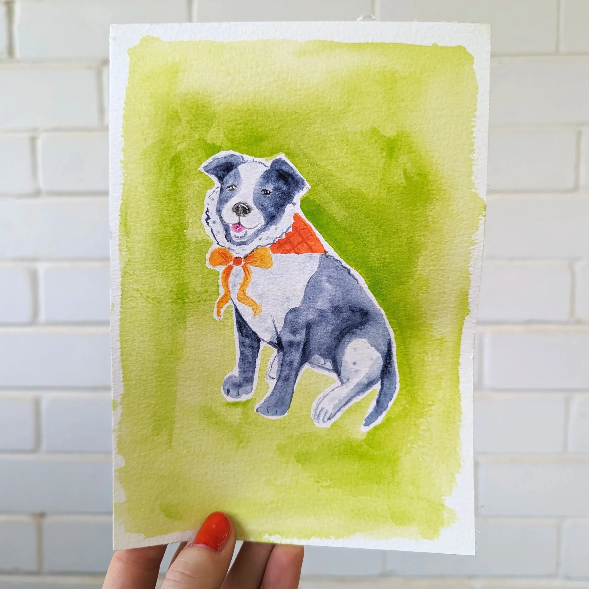 2 tickets left! Pet Portraits - Watercolour & Ink workshop