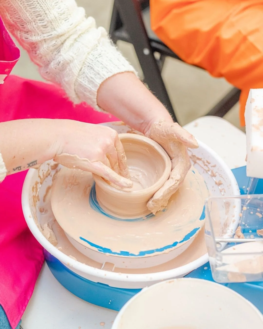 Parents & Kids: Pottery Wheel Workshop
