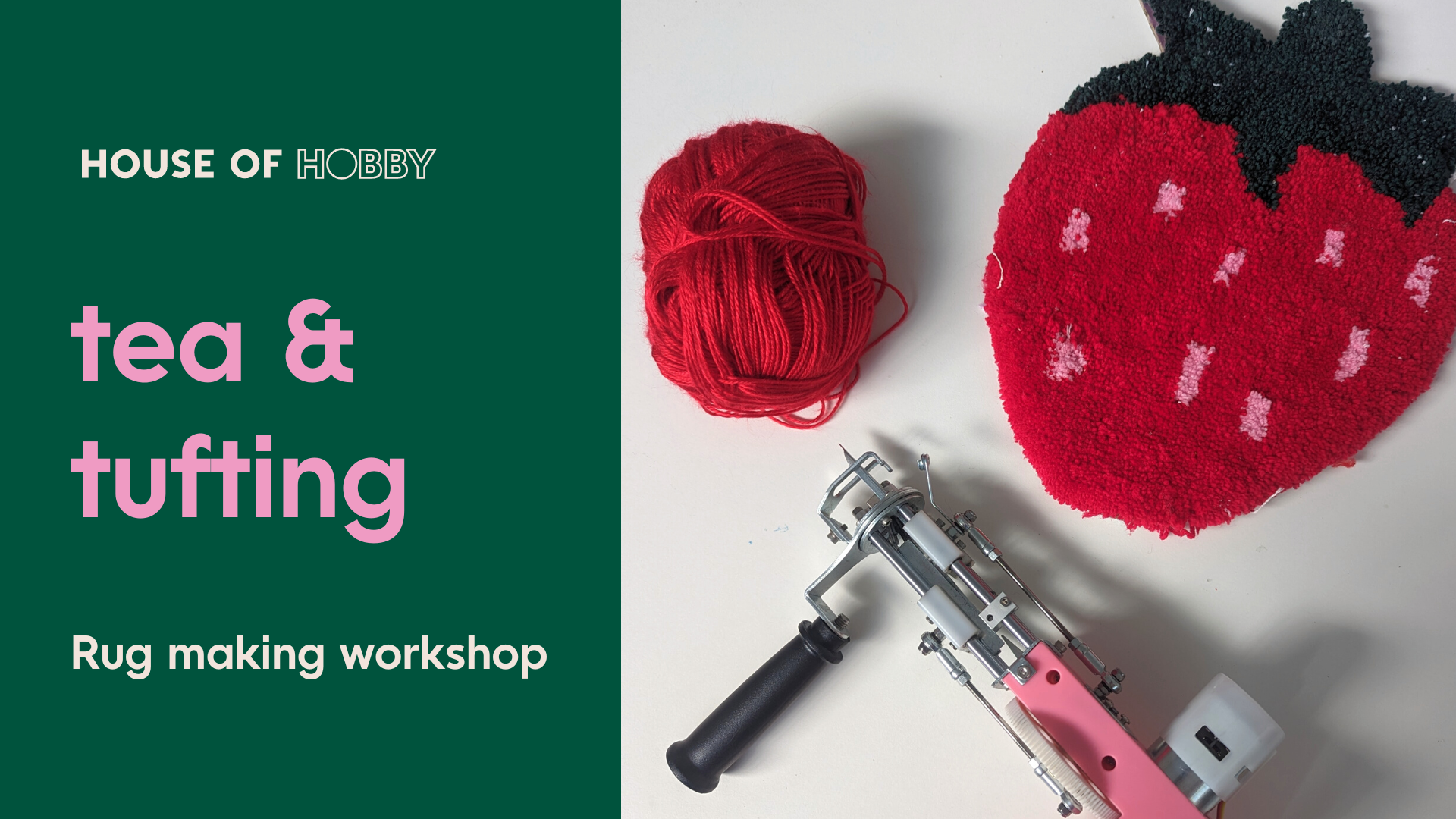 Tea & Tufting - Rug making workshop — House of Hobby - Perth Creative ...