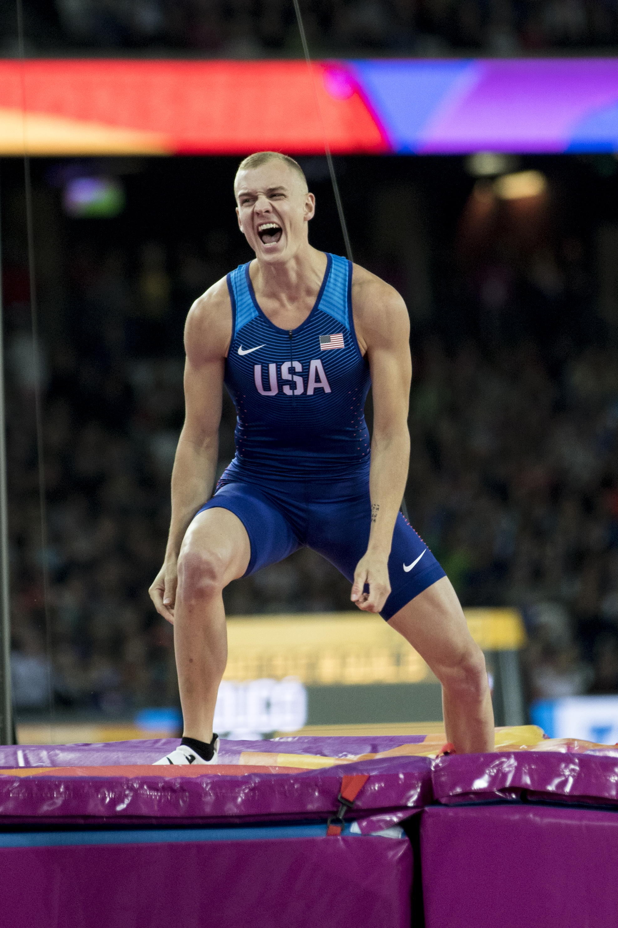 Day 5: One hell of a pole vault showdown: Kendricks takes Gold.