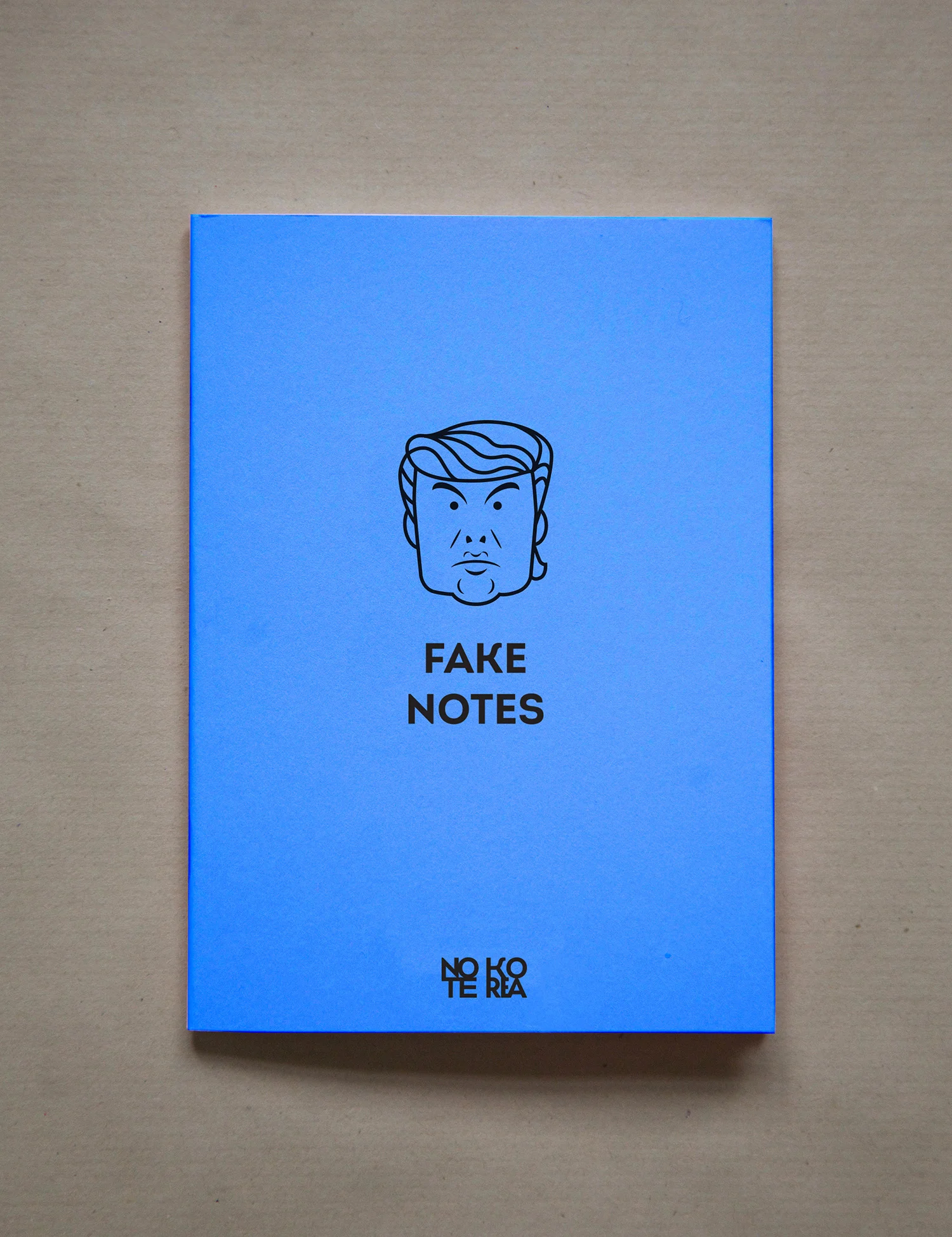 The Trump Fake Notes in Twitter Blue (A5)