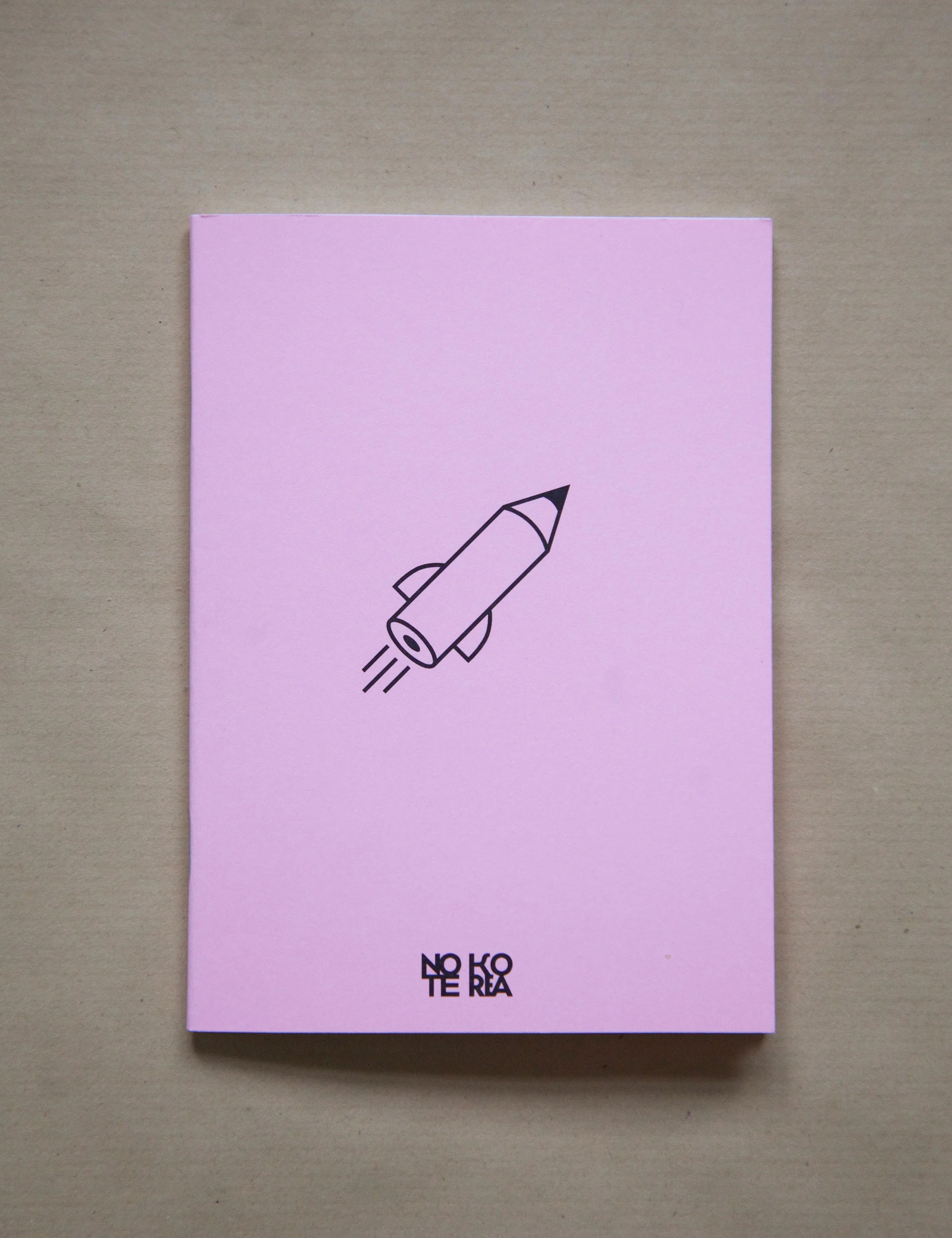 The Rocket Pencil in Communist Pink (A6)