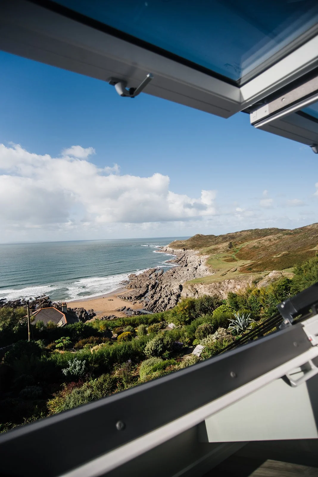 Seaview from Airbnb in Mortehoe